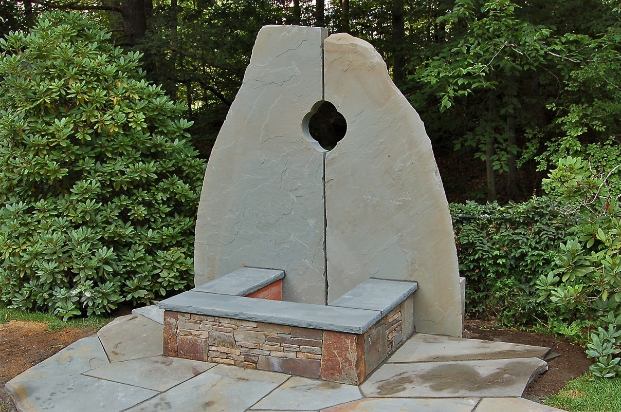 Bluestone fire pit