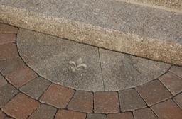 Granite walkway detail